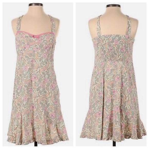 Nanette Lepore Dresses & Skirts - 91. Nanette Lepore Vintage Floral & Paisley Dress Size 8